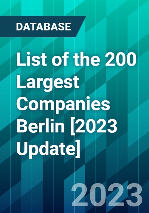 List of the 200 Largest Companies Berlin [2023 Update]